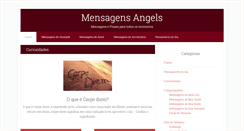 Desktop Screenshot of mensagensangels.com.br